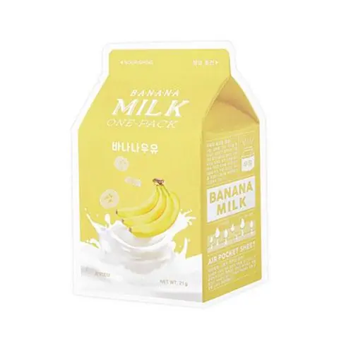 [A‘pieu] Banana Milk One-Pack Sheet Mask - Expressleverans