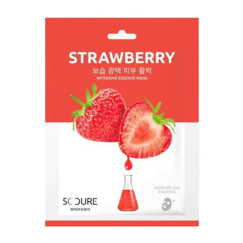 [5C CURE] Strawberry Intensive Essence Mask | Rabatt